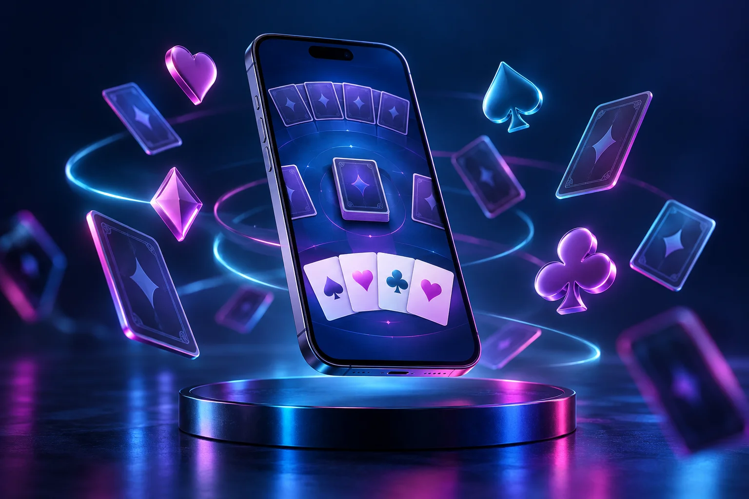 Illustrative mobile gaming artwork